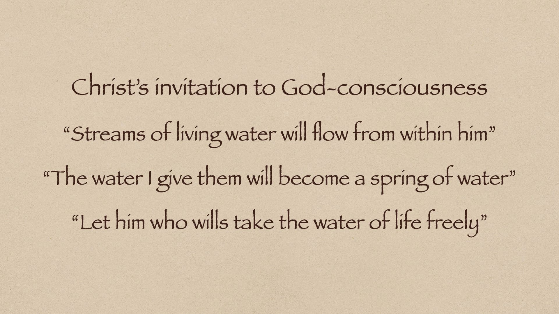 Sensing the Divine Flow